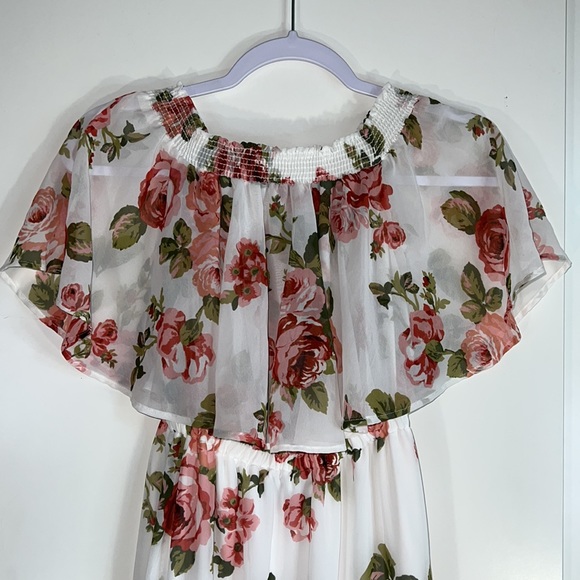 SHOW ME YOUR MUMU off shoulder side slits floral maxi dress - Picture 6 of 10